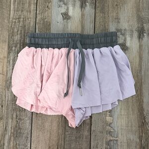 Katie J NYC Girls Farrah Shorts- Pink & Lavender
